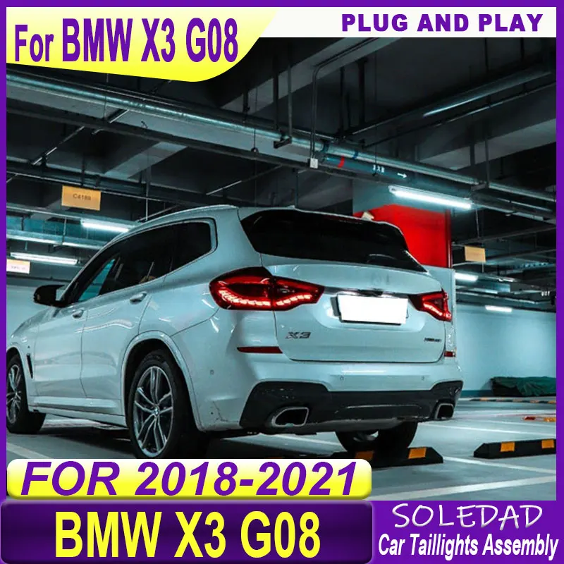 Car Tail Lights For BMW X3 F25 2018 2019 2020 2021 new style LED Brake Reverse Dynamic Signal Light Light Tail Lamp Assembly