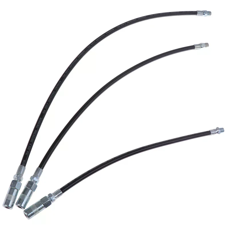 Flexible grease  whip hose heavy duty long extension tube with connector 1/8