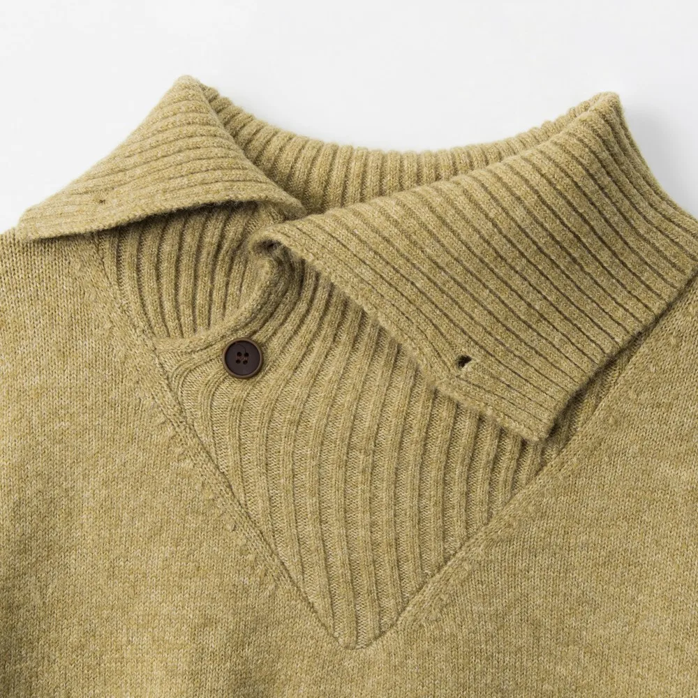 비대칭 칼라 니트 디자이너 겨울 의류 여성용 우아한 여성 스웨터 긴 소매 탑 오피스 레이디 트렌드