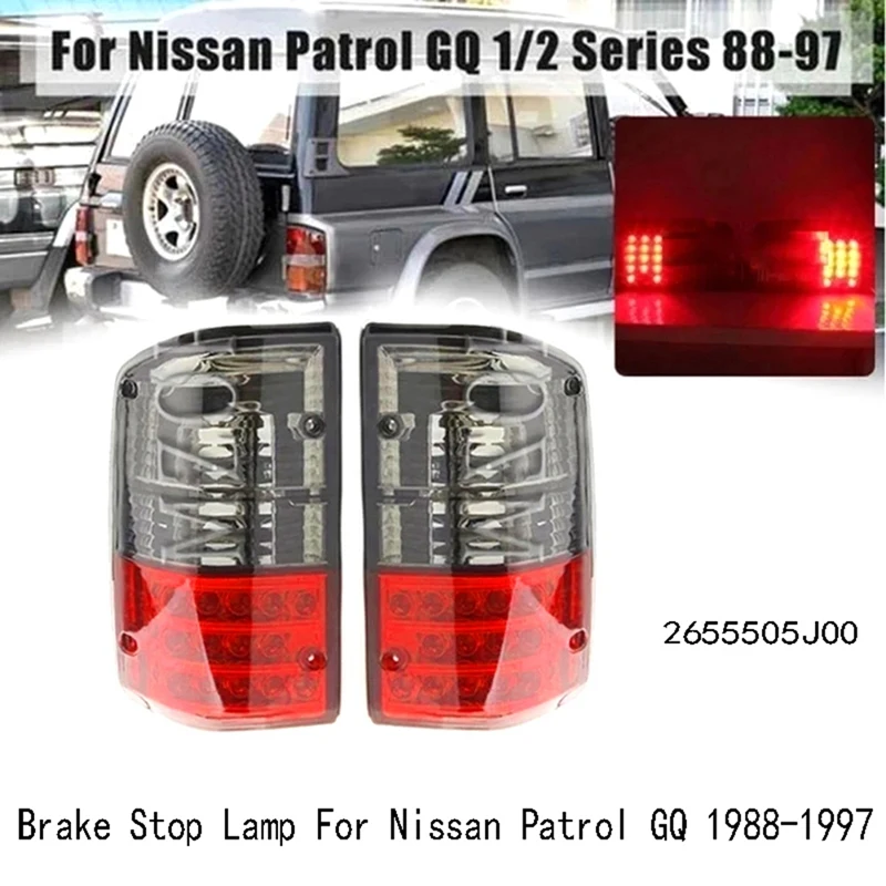 

Задний бампер светодиодный задний фонарь в сборе стоп-сигнал для Nissan Patrol GQ 1988-1997 гг. 2655505 J00