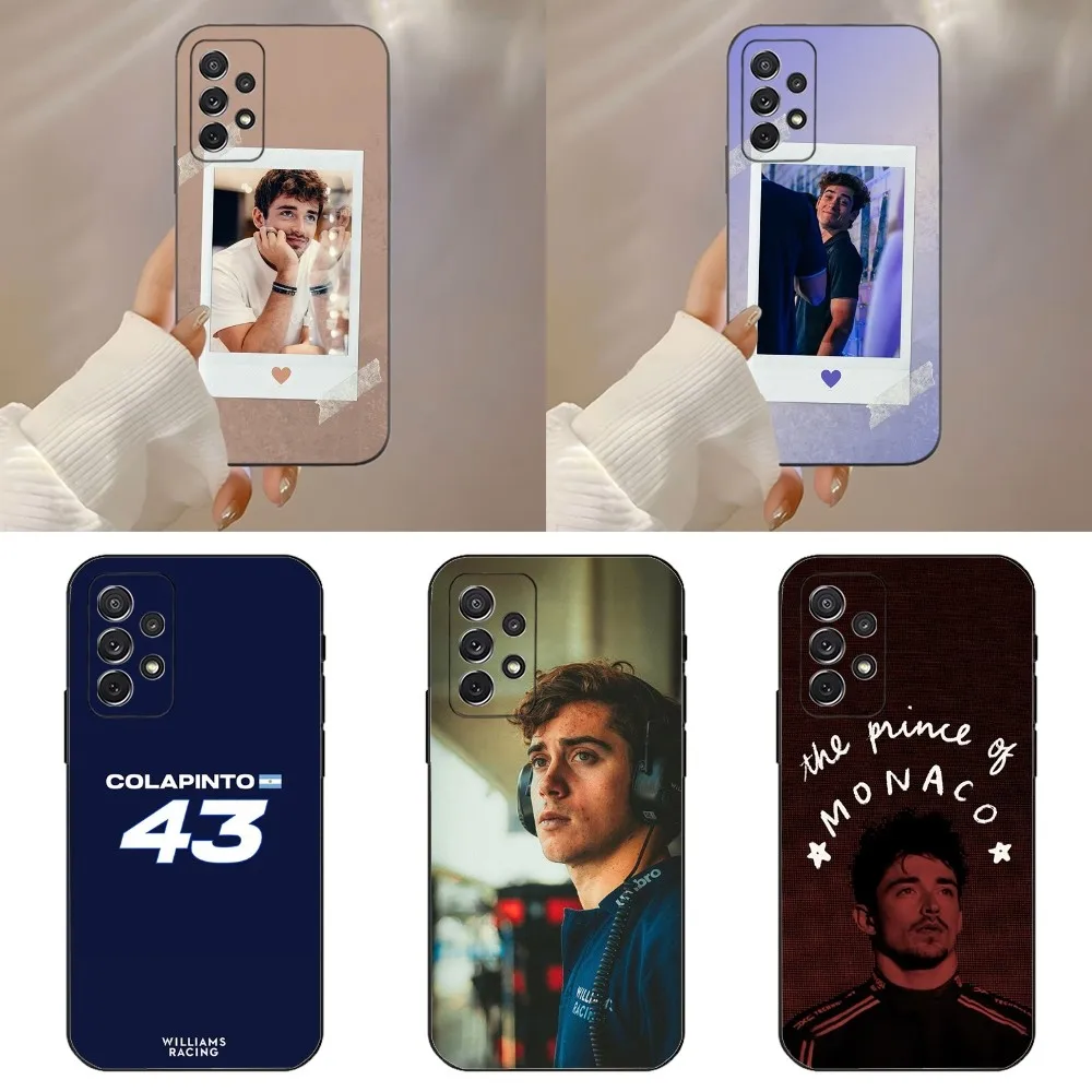 F1 F-Franco-s 43 C-Colapinto Phone Case For Samsung Galaxy A91,A80,A73,A72 ,A71,A53A52,A32 ,A31A22,A21s,A20,Black Cover