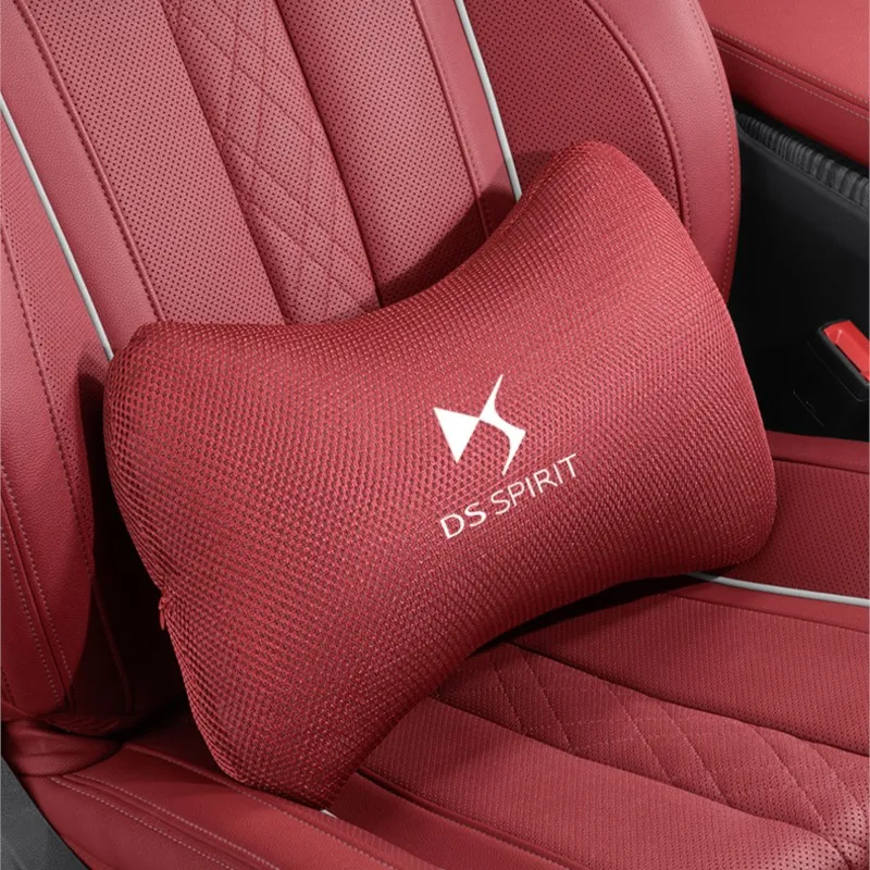 

Car Summer Seat Ice silk Headrest and Lumbar Support Decoration Accessory For DS SPIRIT DS3 DS4 DS4S DS5 5LS DS6 DS7 DS9 WILD R