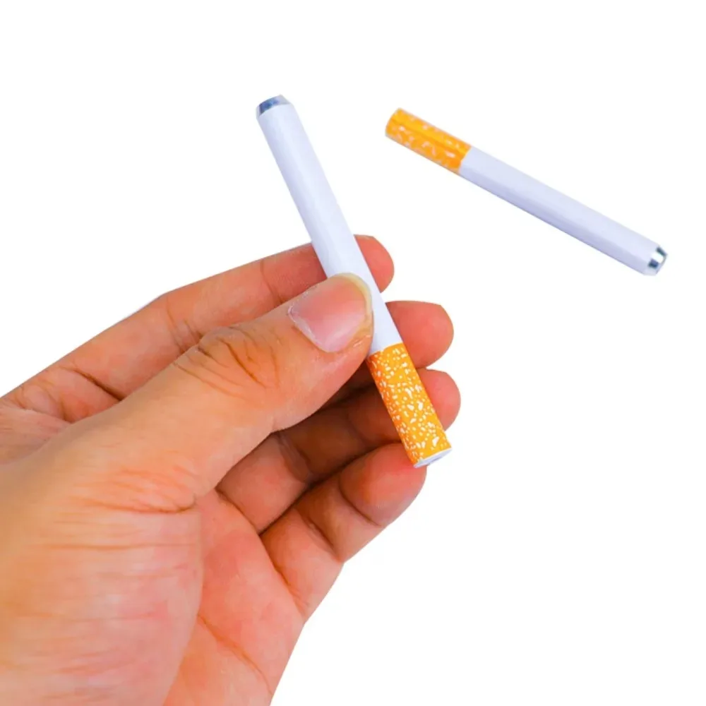 7.8mm Creative Design Mini Hollow Straw Metal Material Portable Smoking Accessories Reusable Filter Tip view 4