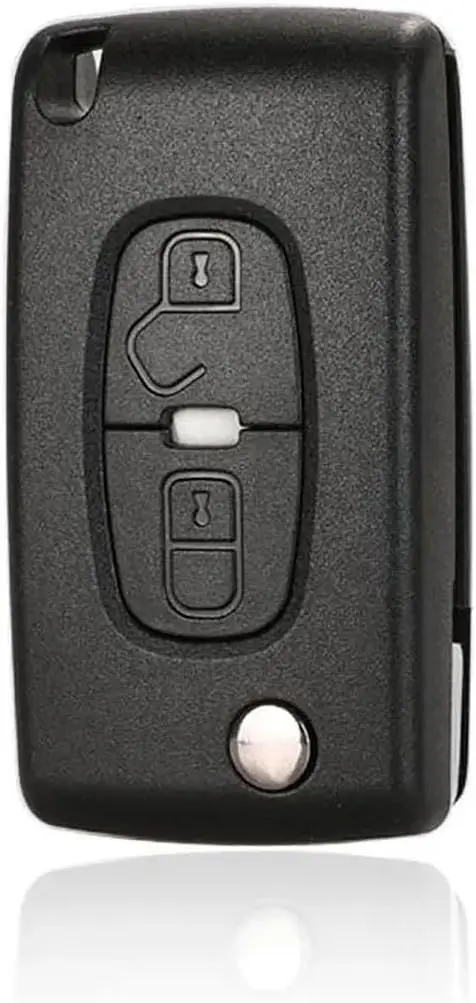 

2 Button Flip Key Case Compatible CE0536 for Peugeot 4007 ET 4008 Citroen C4 2 Buttons CE0536 car Key Case