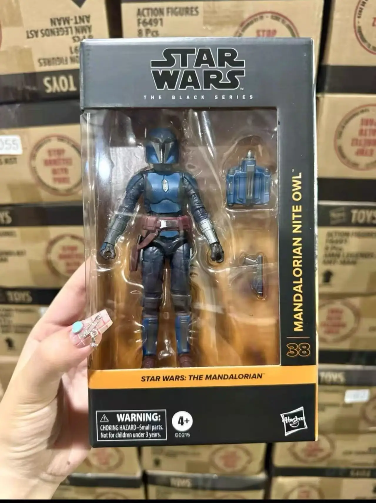 

Hasbro Star Wars Mandalorian Night Owl Nite Owl 6-inch Moving Doll Figure