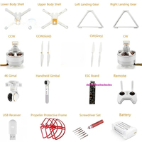 FSUM For Mi  4K 1080P Version RC FPV Quadcopter Spare Parts 17.4V 5100mAh For  Accessories