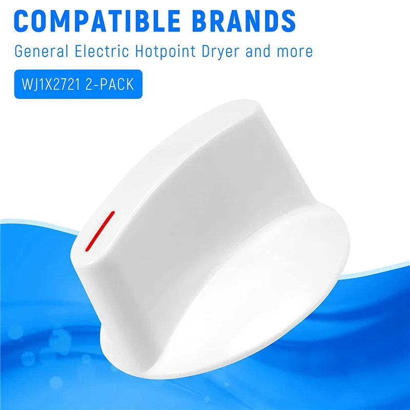 A68M-4 Pack WH1X2721 مقبض المجفف، بديل لأجزاء آلة المجفف Hotpoint GE، يستبدل AP2044893 123C7931 EA271094 PS271094