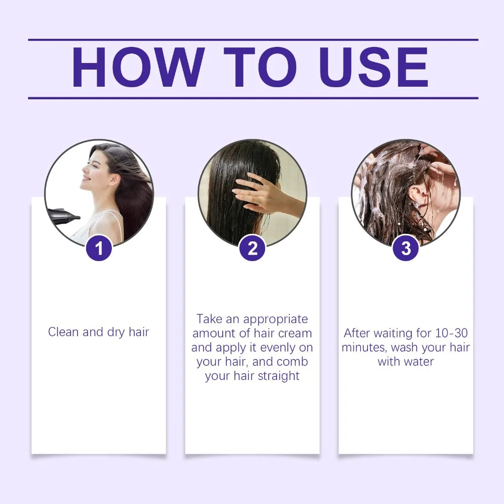 

New Moisturizing Hair Straightening Cream Deep Nourishing Long-Lasting Smoothness Keratin Hair Mask Repair Hair Mask Hair Care