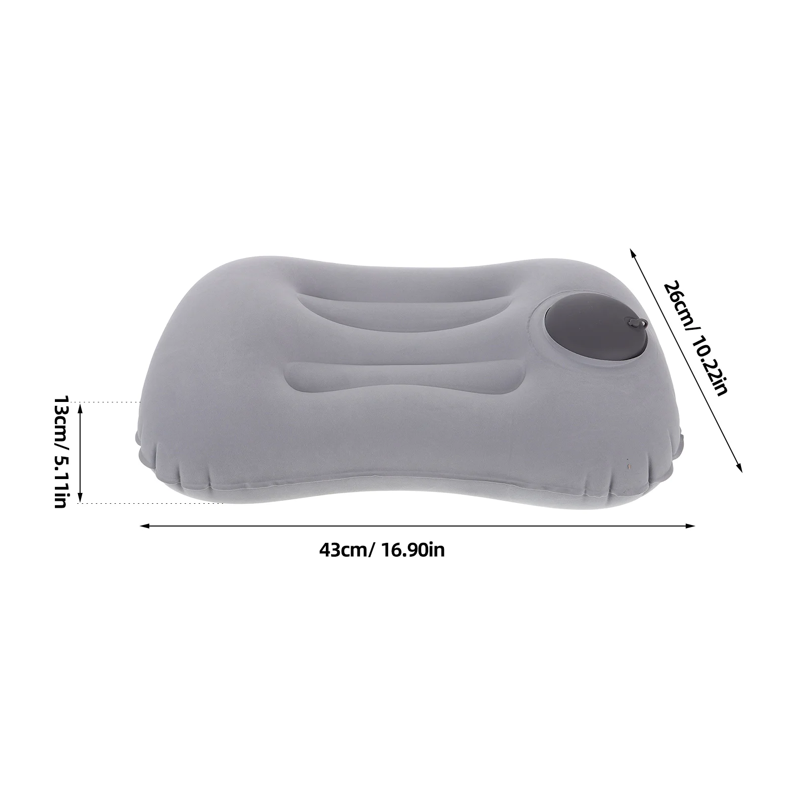 Inflatable Travel Pillow Compact Lightweight Ergonomic for Airplane Camping Beach Portable Inflatable Neck Pillow Comfortable