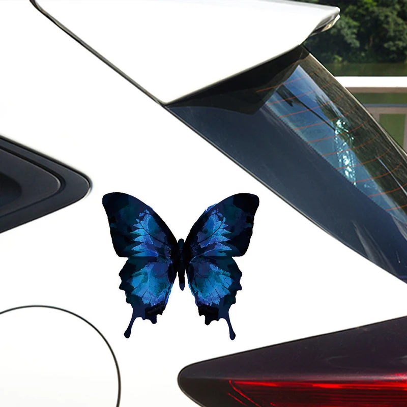 Flash Butterfly Moore Butterfly Car Stickers For Laptop Water Bottle Phone Car Motorcycle Vehicle Paint Window