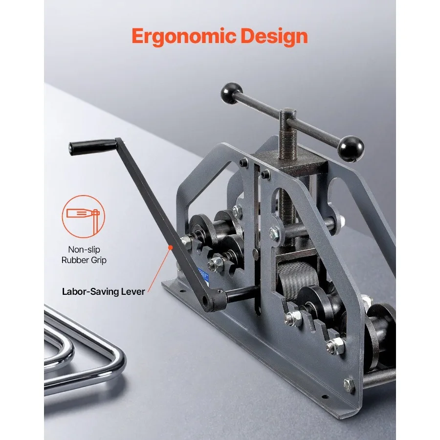 Dobrador de rolo de tubo Max 11 2 Dobrador de rolo de tubo manual com 6 matrizes