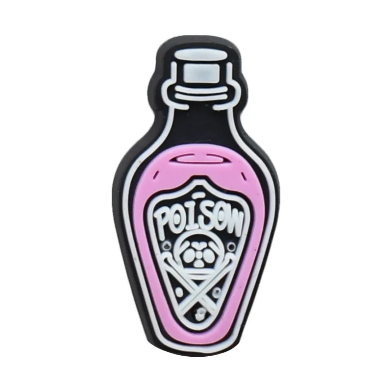 Shoe Charms for Crocs Accessories Pink Halloween Shoes Charm for Croc Decorations Pins Men Accessory Jeans Woman Clogs Clips image 4