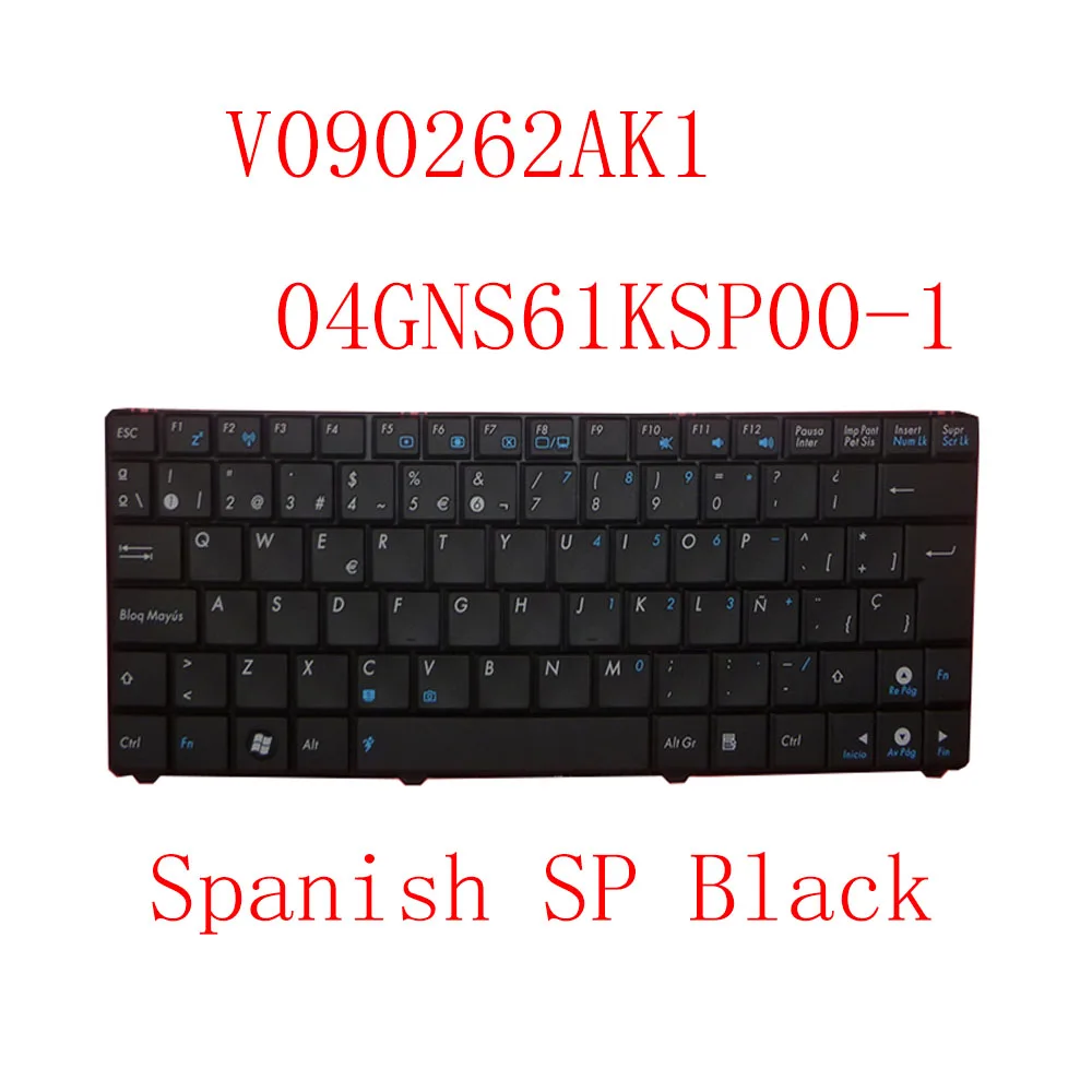 Клавиатура для ноутбука ASUS N10 N10E N10J N10JB N10JC N10JH Испанский SP  Сполучені Штаты США Черный  Сполучені Штаты США Белый