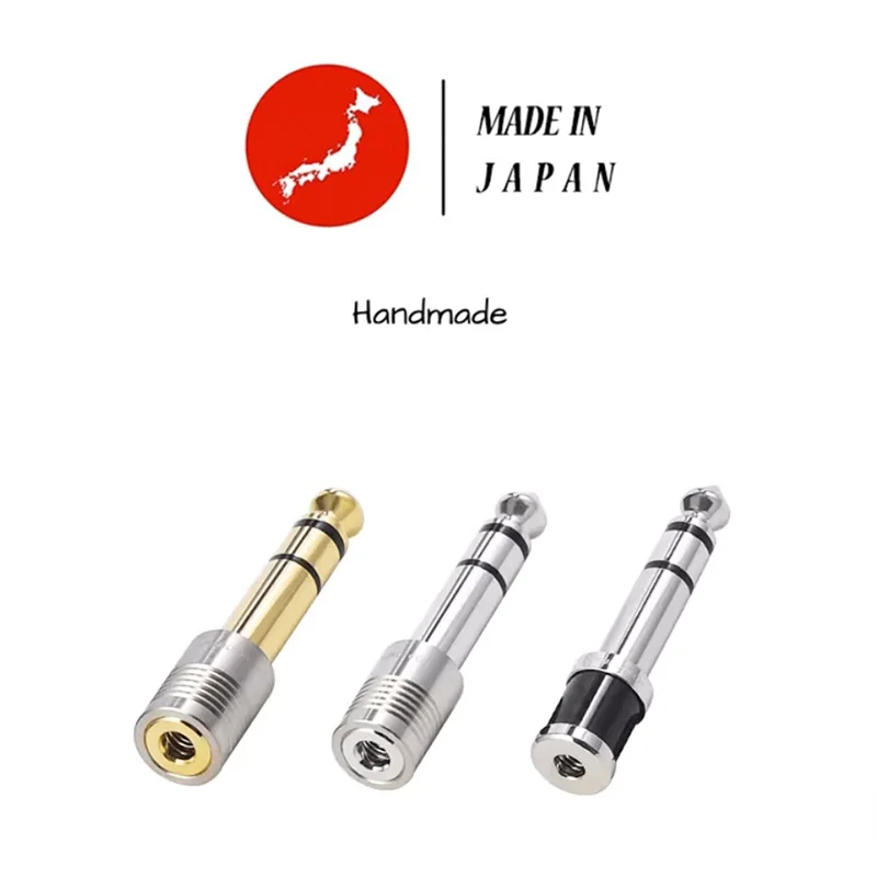 F35G/F35R F63G/F63R FURUTECH F35-S F63-S 3.5 stereo 6.3 stereo Adapter/6.3 stereo 3.5 stereo Adapter
