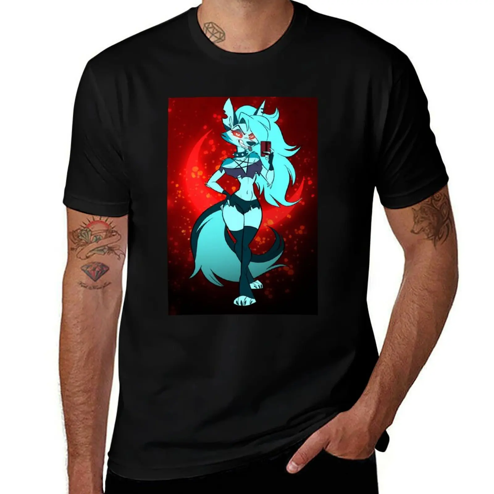 Helluva Boss Loona T-Shirt Work Wear Breathable Tee T-Shirt