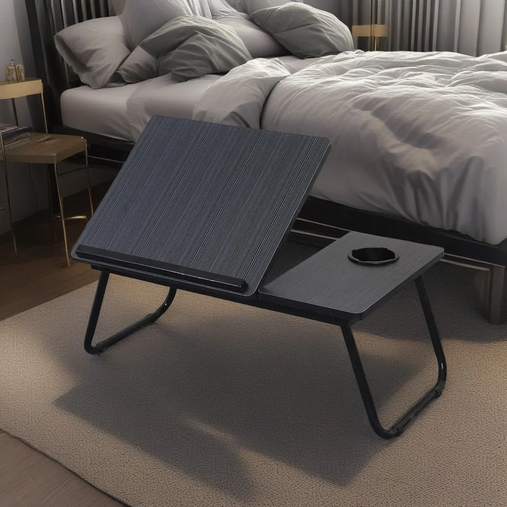 Adjustable Portable Folding Table: Multi-functional laptop table and work table for bed/sofa/couch/floor