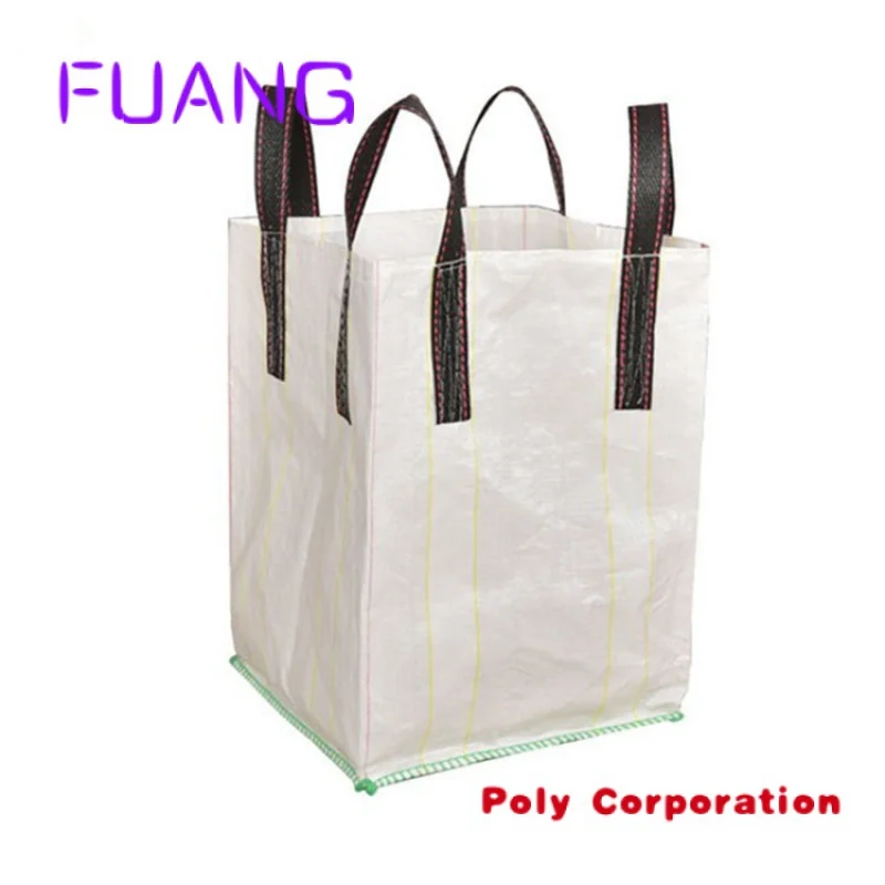 Custom  1 Ton PP woven Bulk Jumbo big  Bags for Sand Cement