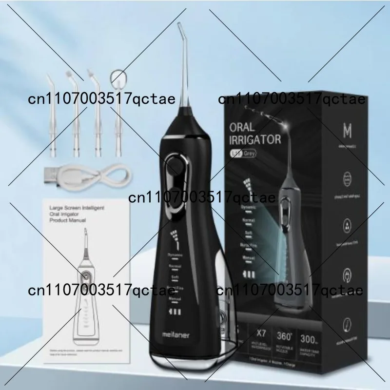 Water Flosser Portable Oral Irrigator USB Rechargeable Teeth Cleaner Waterproof Dental Care for Home Travel