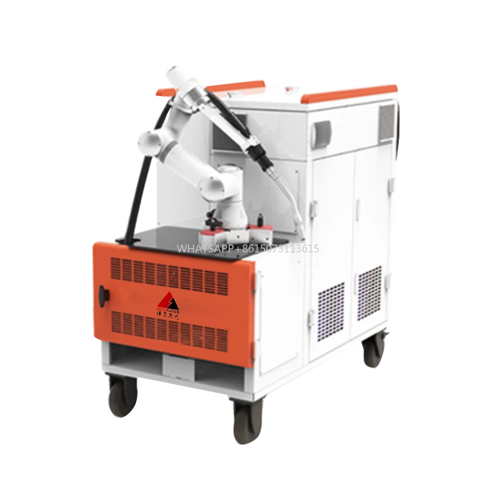 Macchina robot per saldatura Cobot Mig Tig intelligente e piccola per metallo Acciaio Alluminio 350A 500A Workstation di saldatura robotica automatica