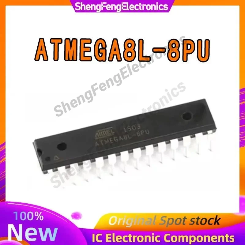 

5PCS ATMEGA8L-8PU ATMEGA8L-8 ATMEGA8L ATMEGA ATMEGA8 IC MCU Chip DIP-28 in Stock 100% New Origin