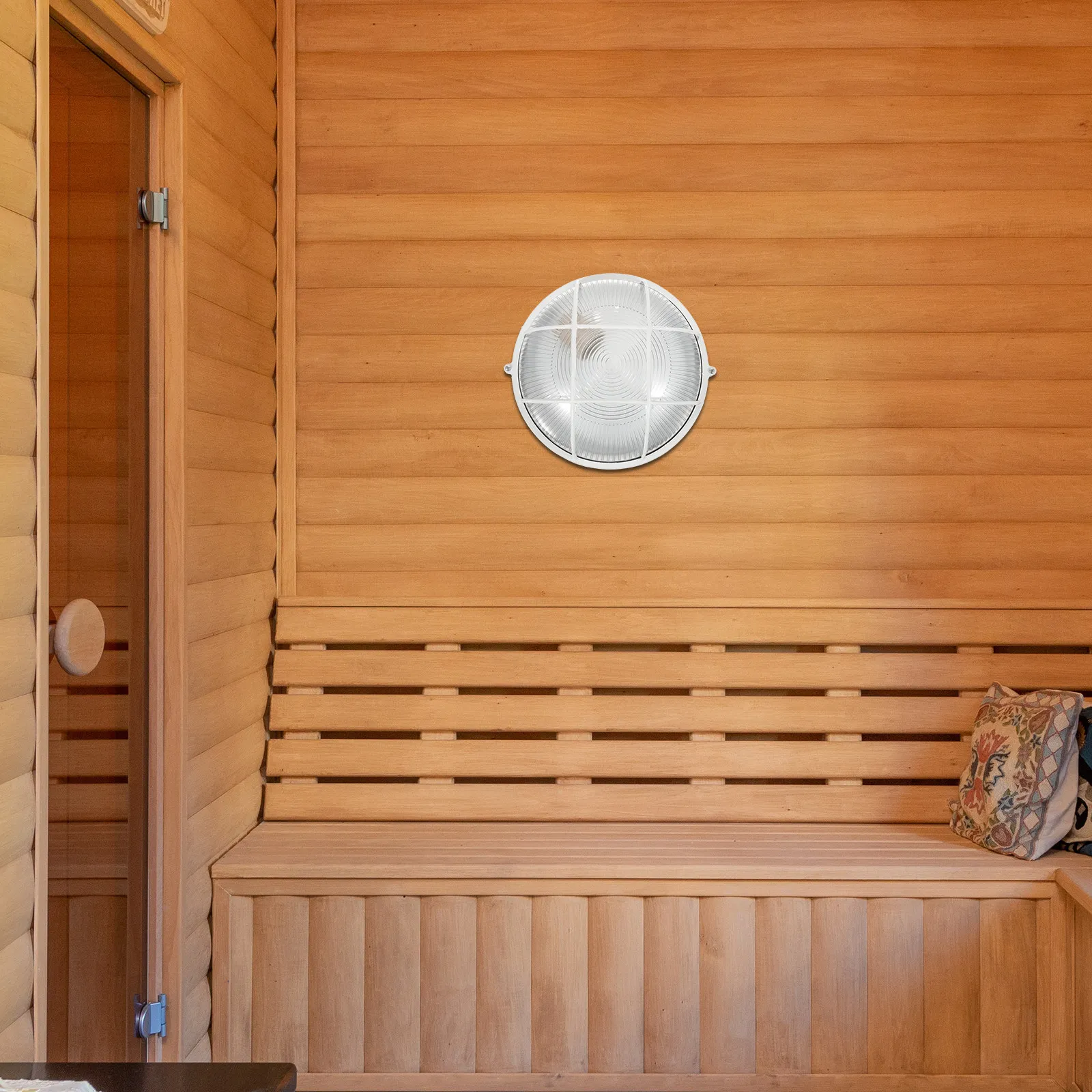 

1 шт. Водонепроницаемая взрывозащищенная антикоррозийная лампа для сауны/парной без лампочки, простая установка