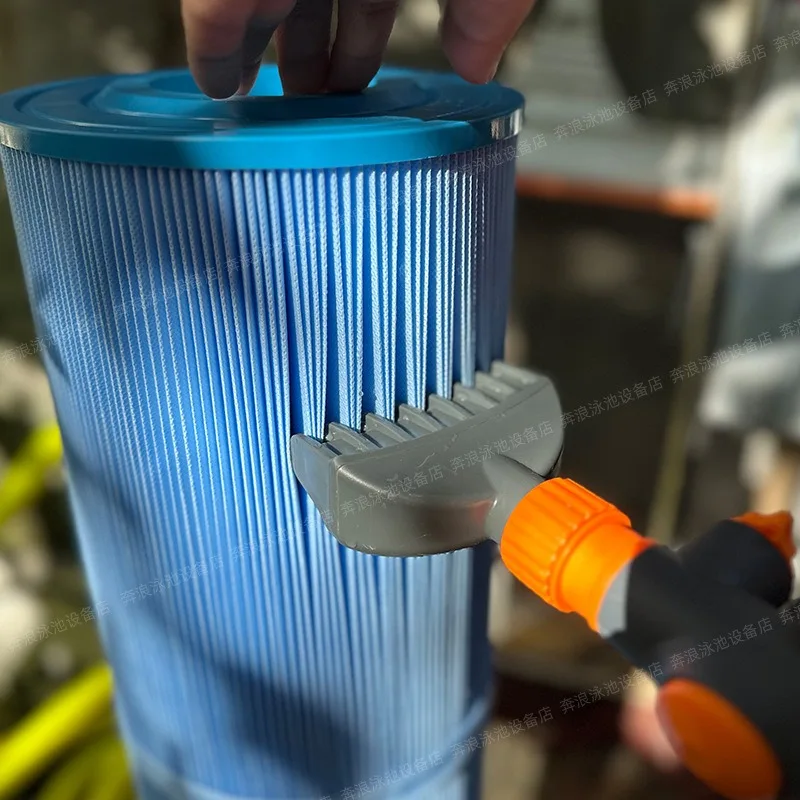 15 Hole Robot Pool Cleaner Pool Filter Cleaner Acrylic Pool Non-woven Paper Filter Cleaner Brush PP Material European  American