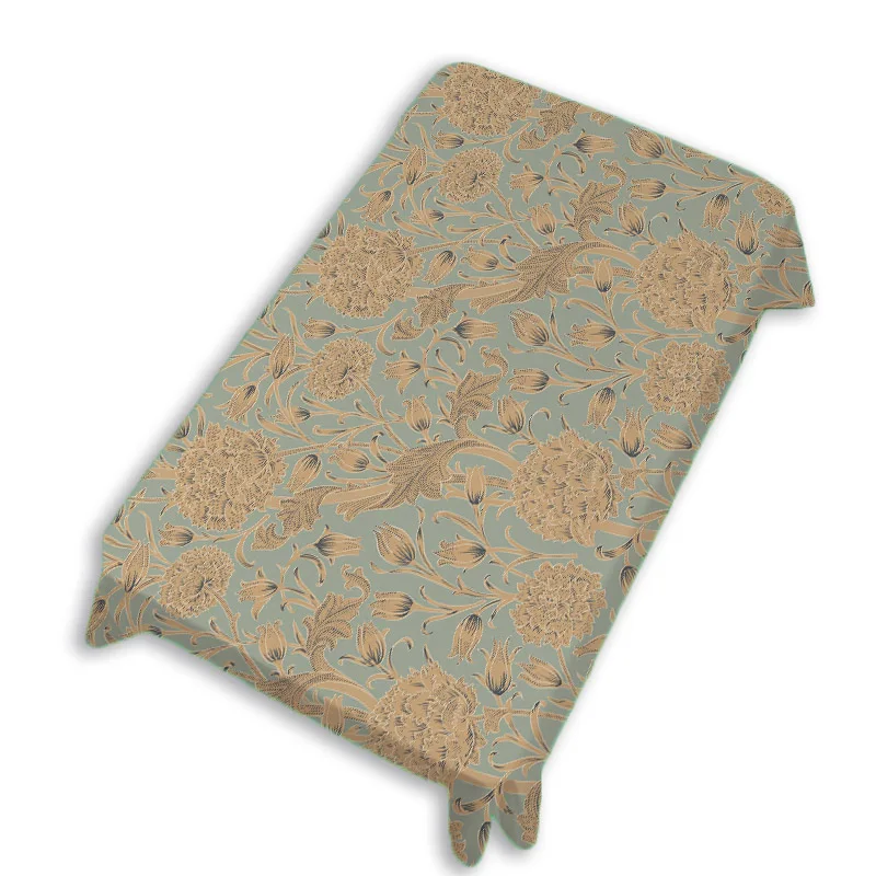 Light Color William Morris Plant Flower Pattern Wall Tapestry Art Home Decorative Cotton Linen Table Cloth Funiture Cover Cloth
