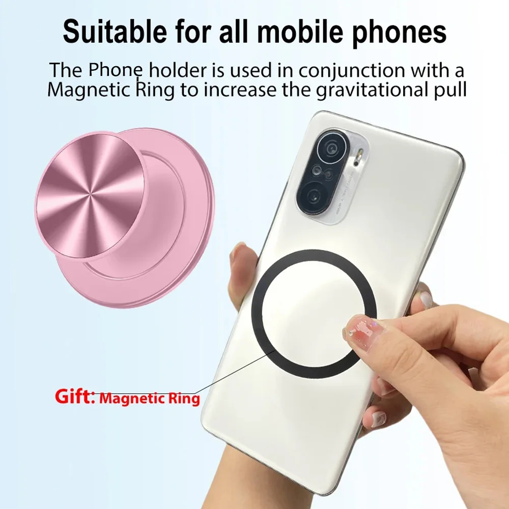 Grippopso Magnetic Cellphone Grip Tok Phone Holder Expanding Stand Socket Support Foldable Universal For Smartphone Bracket image 3