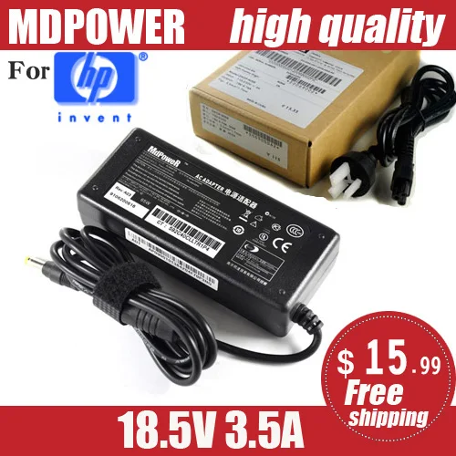 

MDPOWER For HP 18.5v 3.5A PPP009L 65W Laptop Power Adapter Charger