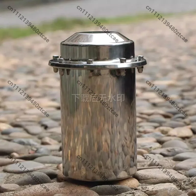 Stainless Steel Time Capsule, Love Memory Sealed Storage Box Waterproof Keepsake Container