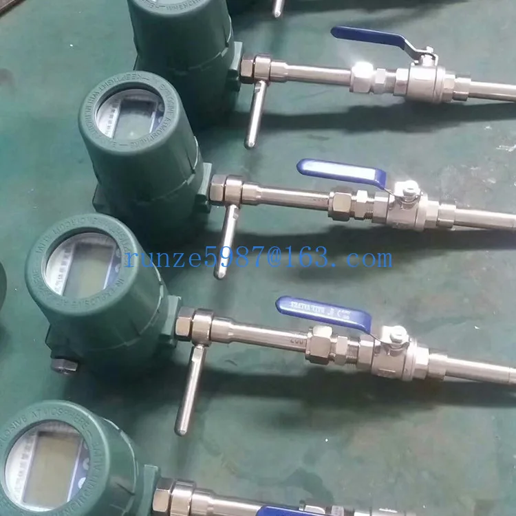 Direct heating gas mass flow meter, accurate flow meter quality assurance