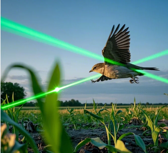 2026 Bird of the  Laser  Long Distance Insects Animal Control Smart Bird Repellent  Laser Device for Airport Farmland