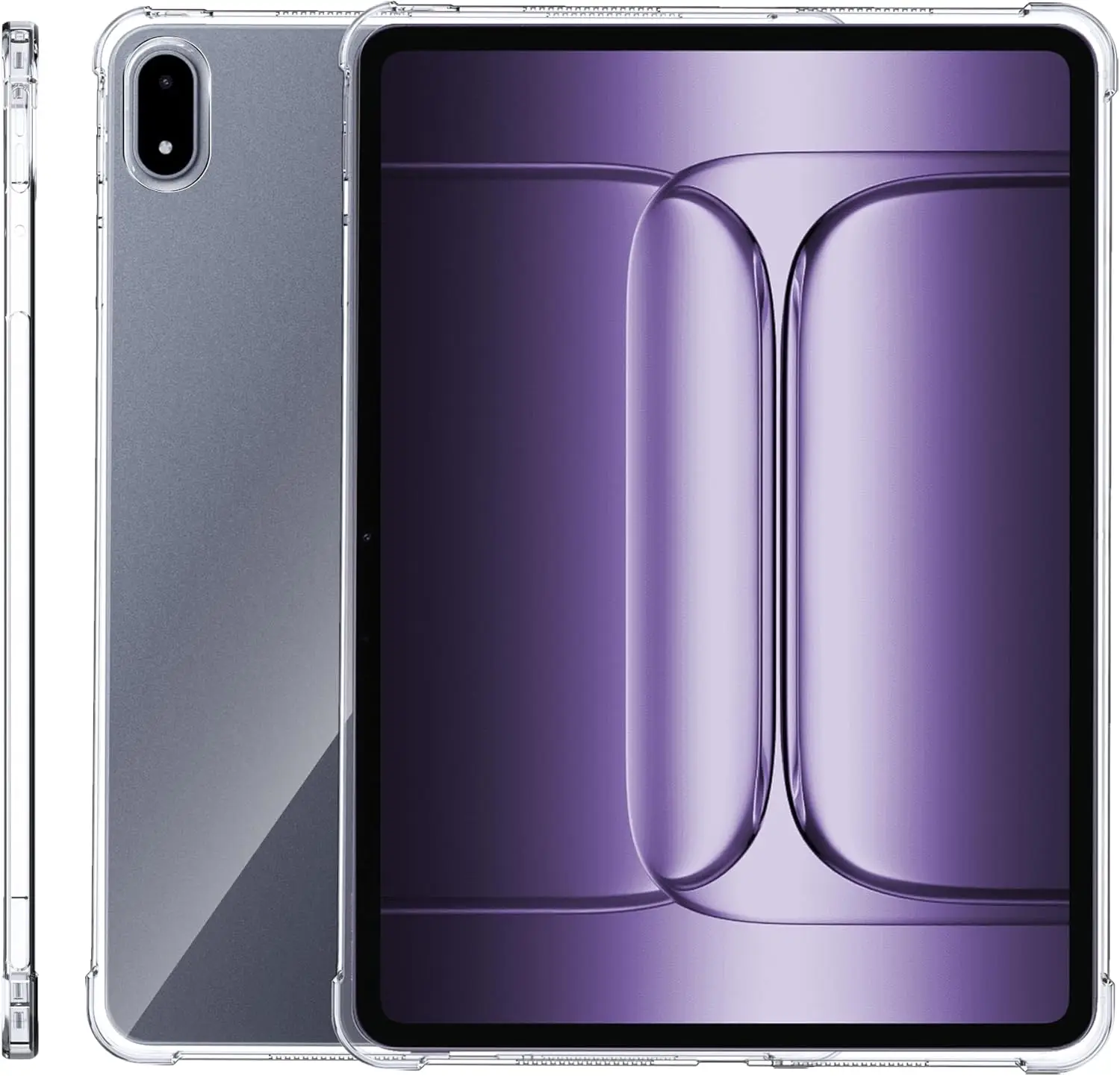 

for OnePlus Pad 3 Case 13.2 Inch Pad3 Pad2 Pro 2025 Clear Slim TPU Clear Transparent Back Protective Cover