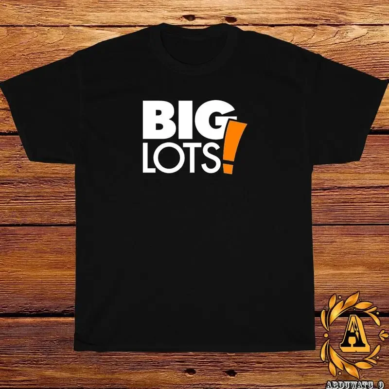 New Big Lots Logo T Shirt Black Sport Grey White Navy Red S 5XL