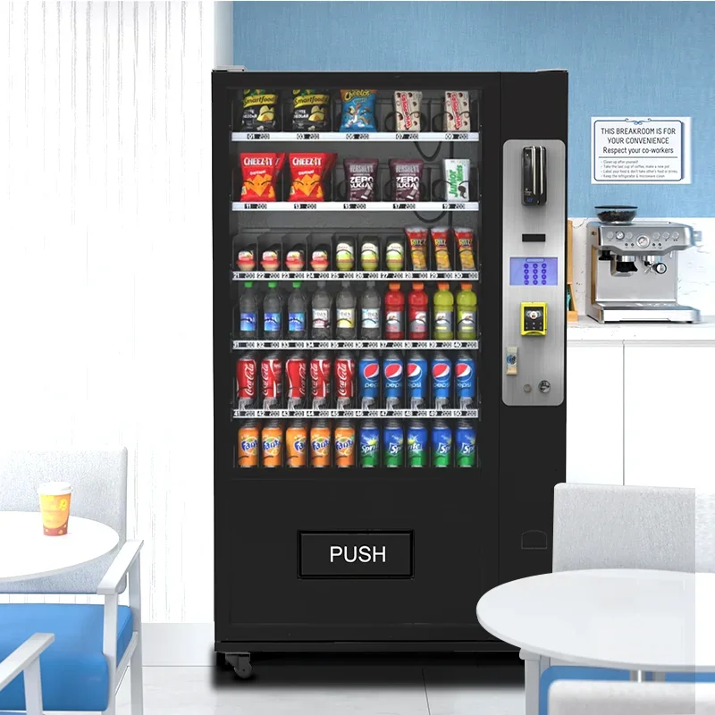 Gcash Refrigerated Healthy Vending Machines For Retail Items With Inventory Management For Gym Office