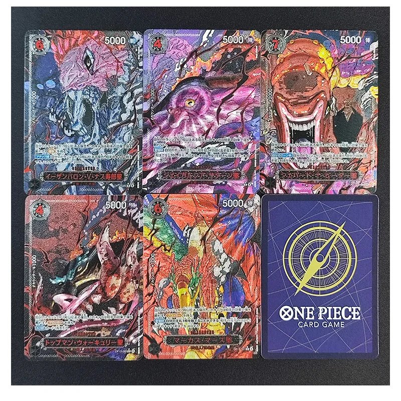 

DIY японское аниме ONE PIECE FIVE ELDERS StEthanbaron V Nusjuro Коллекционные карты Рождественские подарки на день рождения Детские игрушки