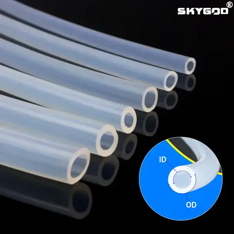 Hose 1/3/5/10M Silicone Tube Food Grade Rubber Transparent Flexible Aquarium Air Irrigation Pipes Water Connector Garden Hoses