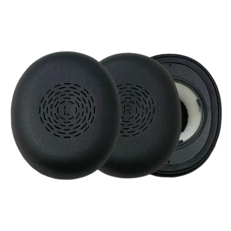 مناسبة ل Jabra Evolve2 65UC/MS فليكس بطانة للأذن سماعة كم الإسفنج وسادة أغطية للأذنين الجلدية