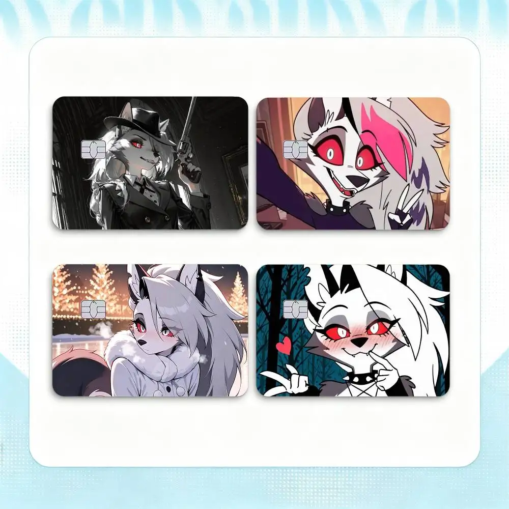 Sassy L-Loona Wolf  Credit Card HD Stickers Game Card Decal Small Chip Waterproof Sticker Gift