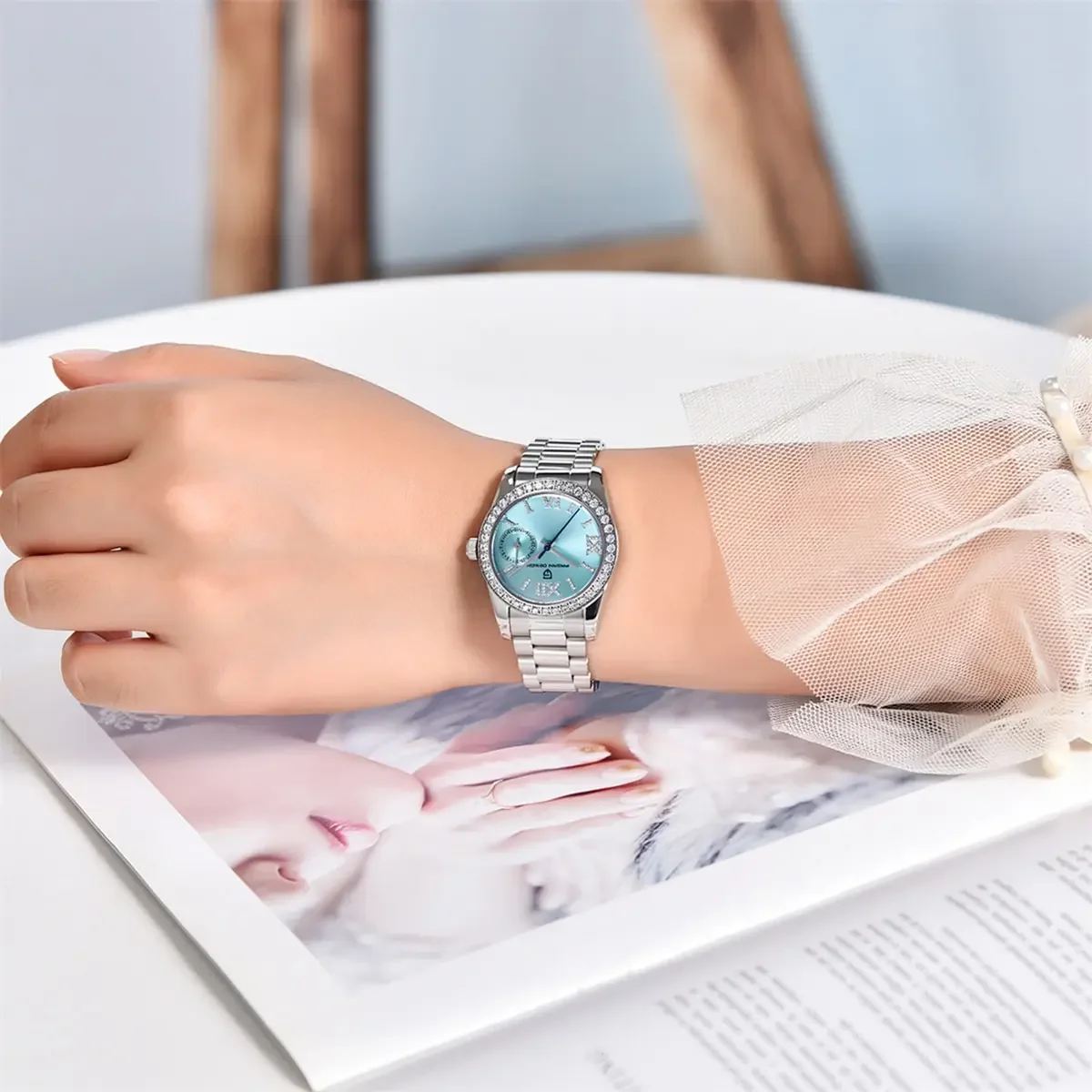 PAGANI DESIGN 2026 32MM Women's Elegant Luxury Quartz Watch Waterproof Fashion Sapphire Clock for Women view 6