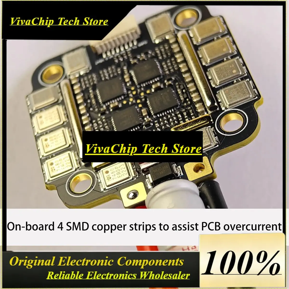 VivaA72Z 75A 4IN1 ESC V3.2 High Current Gold-Sealed ESC Supports Multiple Firmware For FPV Drones
