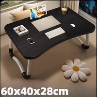 Ultra Large Portable Laptop Bed Table Foldable Desk with Cup Holder Multi Functional Computer Desks Bed Desk for Laptop