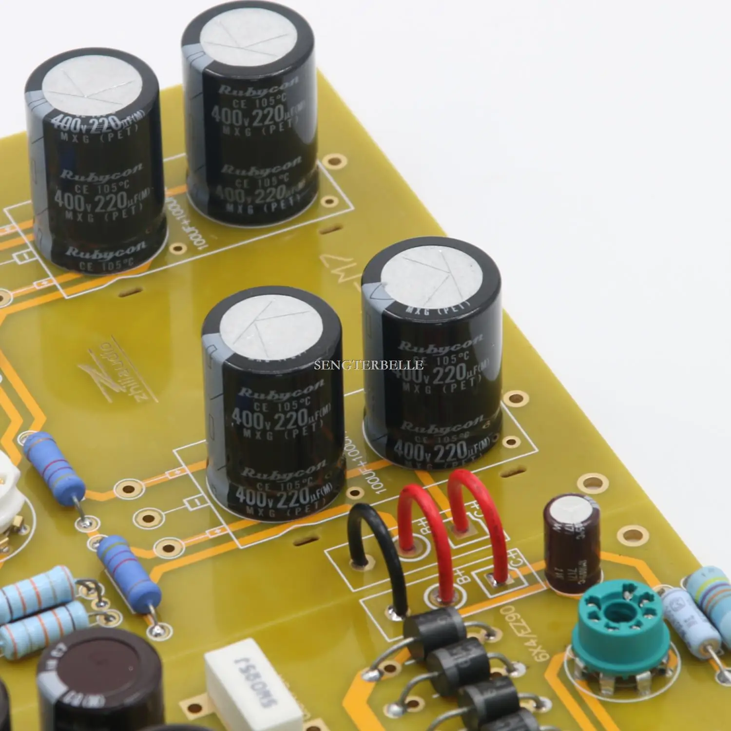 

Плата/комплект лампового стерео предусилителя HiFi Diy на базе предусилителя KSL-M7 + плата питания