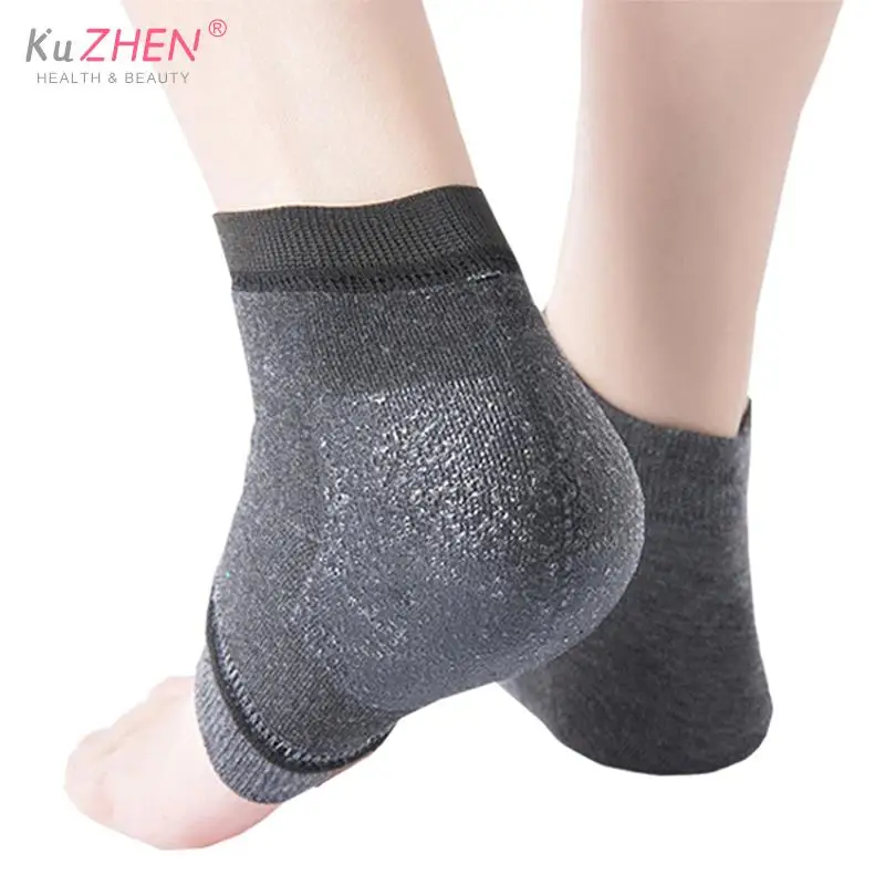 1Pairs Silicone Moisturizing Gel Heel Socks Cracked Foot Skin Care Protectors Kit Set Professional Nursing Foot Care Tools