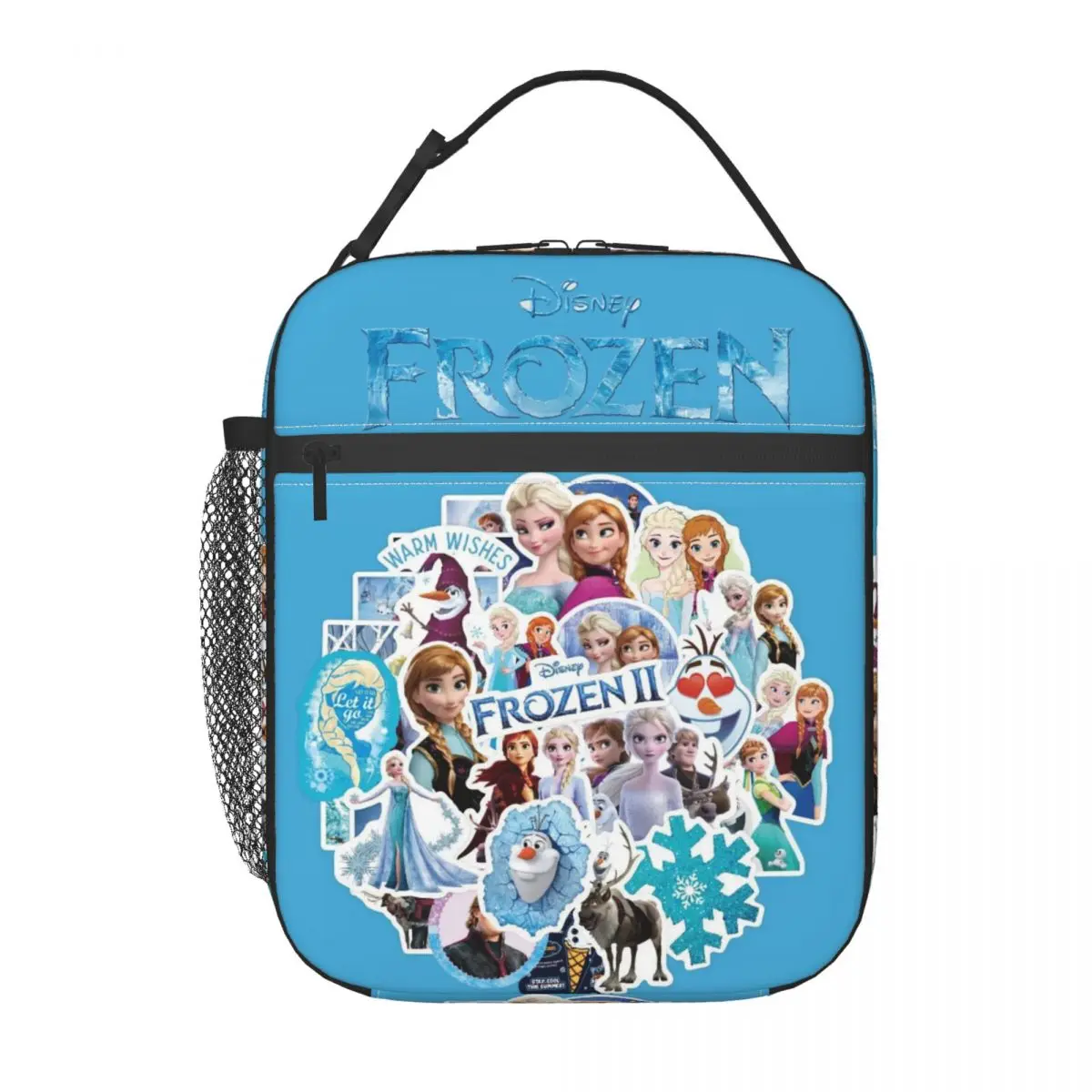 For School CuteElsa Durable Waterproof Fashion Disney Frozen Food Preservation Bag For Men Kid Travel Storage Bags