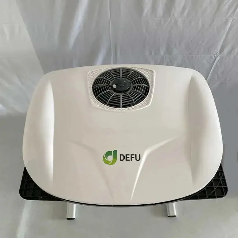 أنظمة تكييف الهواء بمروحة ذات سعة تبريد عالية للمحرك الكهربائي 12 فولت 24 فولت مكيف هواء لوقوف السيارات للشاحنة #1