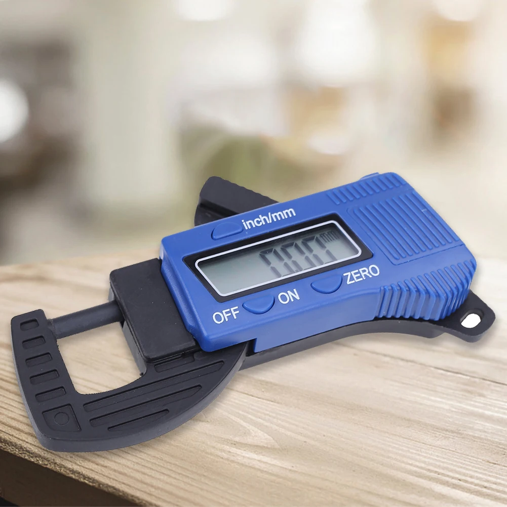 

Digital Electronic Micrometer 0-12.7mm Thickness Tester Caliper Large LCD Display Lightweight Thickness Measure Tool