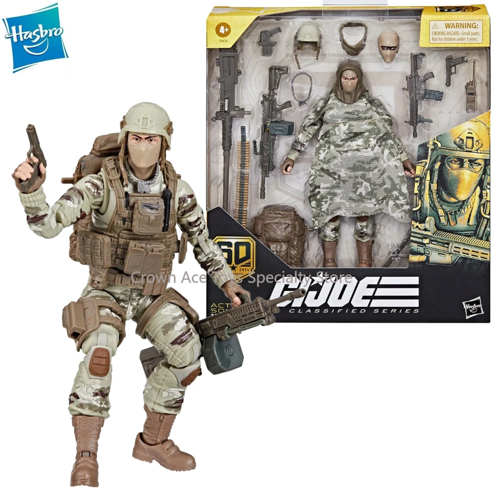 

G.I. Joe GI Joe Classified Series 6" Soldier Infantry 60th Anniversary Action Manga Figures Model Trendy Toys Hobby Holiday Gift