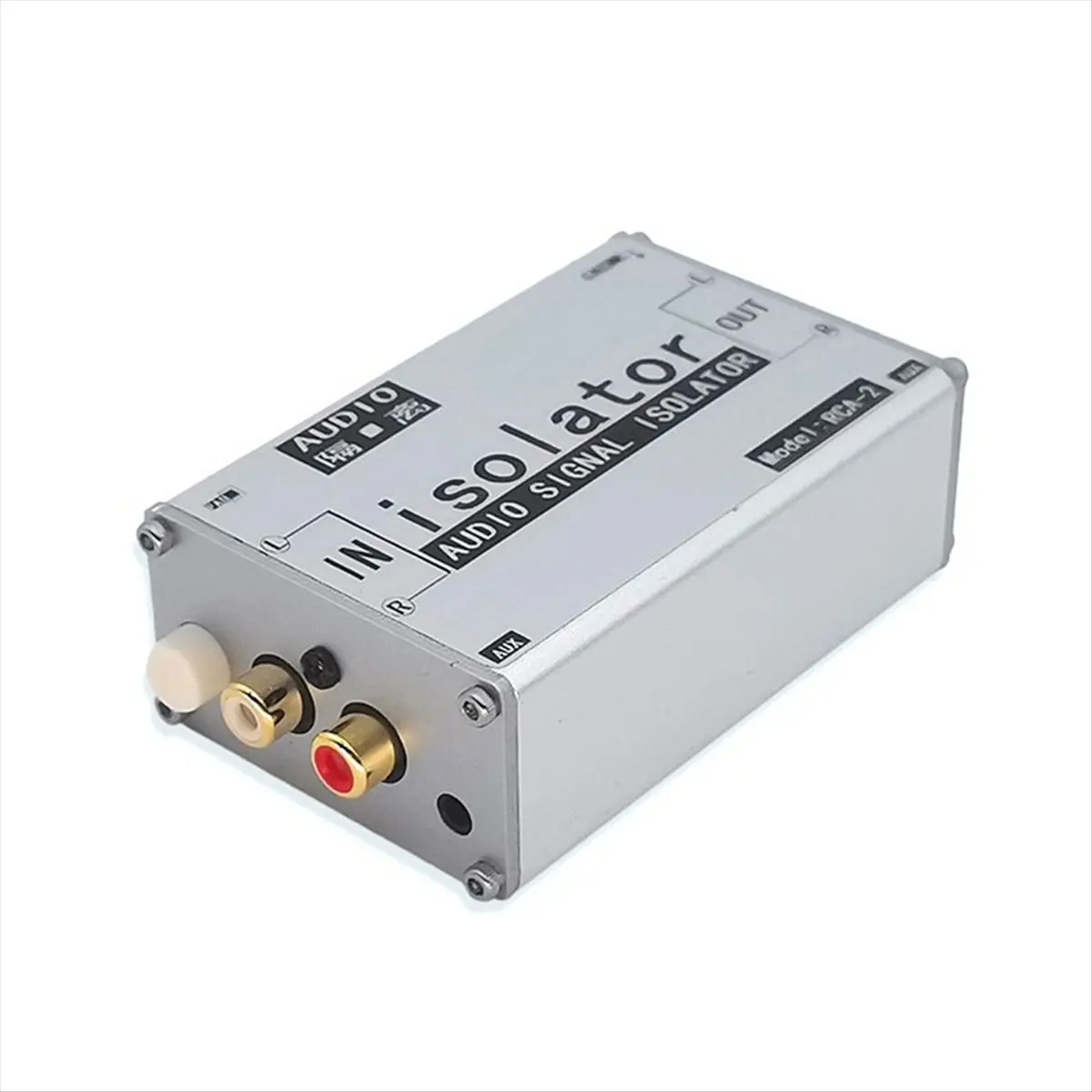 L73A NEW Audio Looping Isolator 3.5 Audio Isolator Current Sound Canceller Bottom Noise Reduction Common Ground Pass Filter