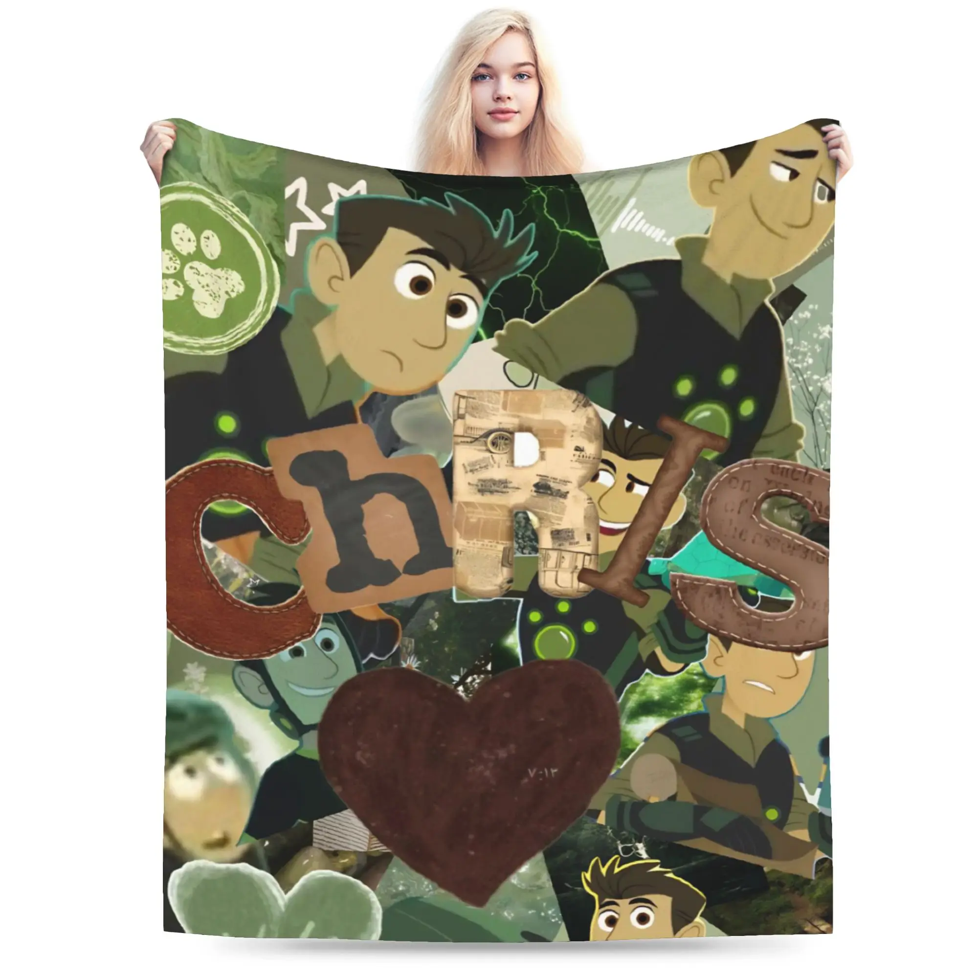Wild Kratts Cartoon Blanket Super Soft Warm  Throw Blankets for Bed 50x60 Inch Multiple Sizes Plush Thin Quilt